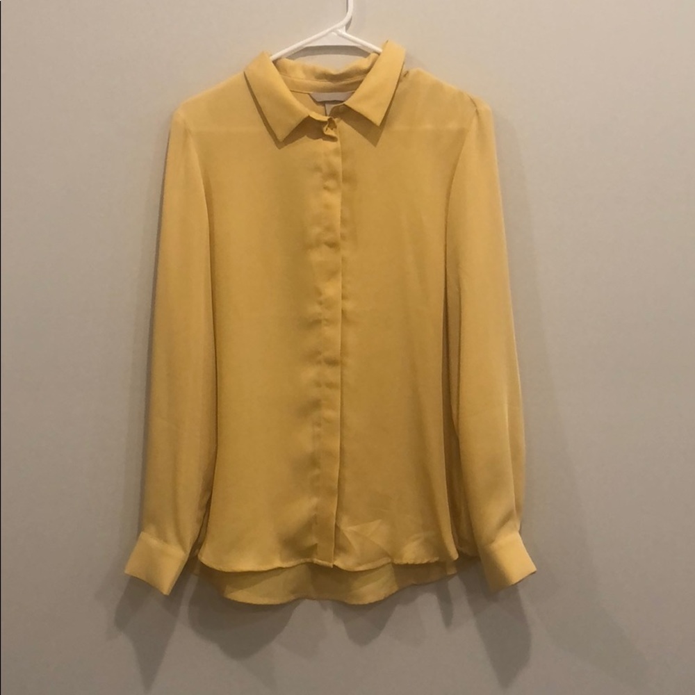 NWT H&M Collard Button Down Blouse